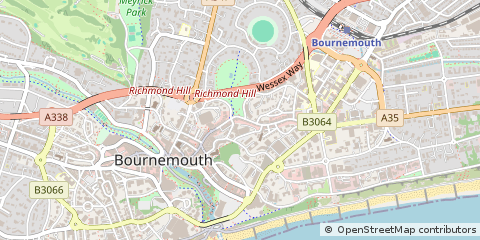 Map of Bournemouth