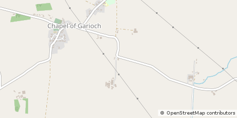 Map of Inverurie, Aberdeenshire