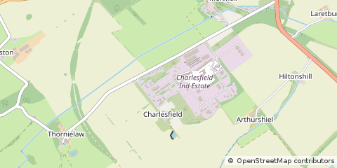 Map of ST Boswells, Scottish Borders