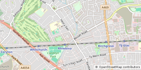 Map of Cardiff