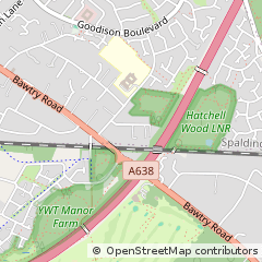 Map of Doncaster