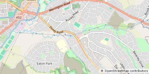 Map of Stoke-on-Trent, Staffordshire