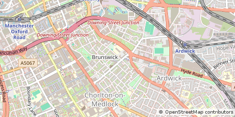 Map of Manchester