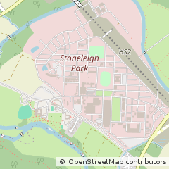 Map of Kenilworth, Warwickshire