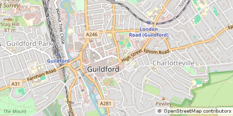 Map of Guildford