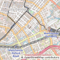 Map of Manchester