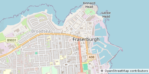 Map of Fraserburgh