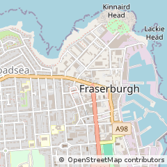 Map of Fraserburgh