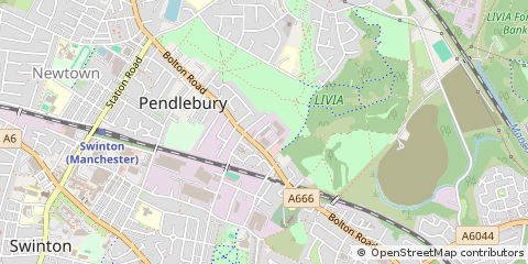 Map of Manchester