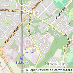 Map of Dalkeith