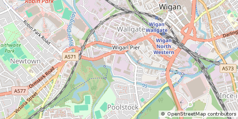 Map of Wigan, WN3 5EX