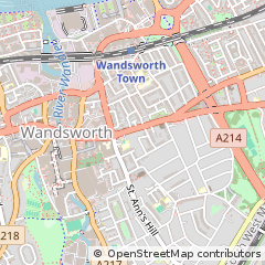 Map of Wandsworth, London