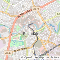Map of Rochdale