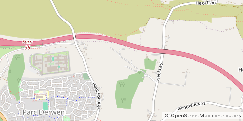 Map of Bridgend
