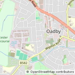 Map of Leicester, Leicestershire