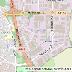 Map of Telford, Shropshire