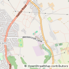 Map of Halifax, West Yorkshire