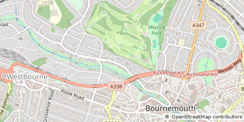 Map of Bournemouth