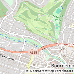 Map of Bournemouth