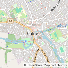 Map of Calne, Wiltshire