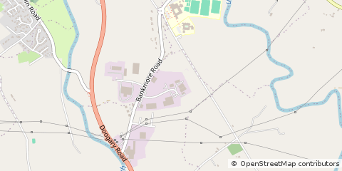 Map of Omagh, County Tyrone