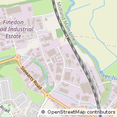 Map of Wellingborough, Northamptonshire