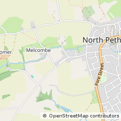 Map of Bridgwater, Devon