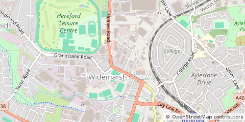 Map of Hereford