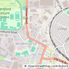 Map of Hereford
