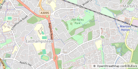 Map of Bracknell
