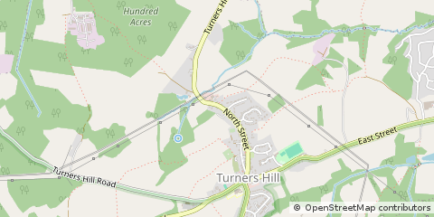 Map of Crawley, West Sussex