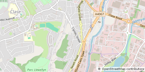 Map of Swansea