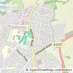 Map of Helston, Cornwall