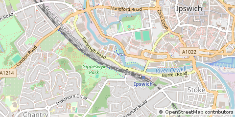 Map of Ipswich
