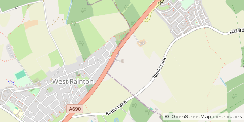 Map of Houghton LE Spring