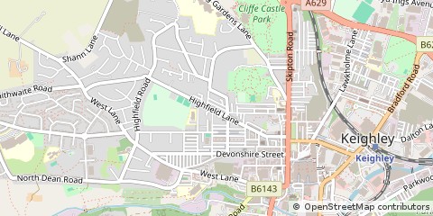 Map of Keighley