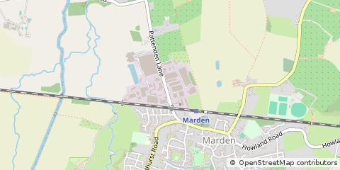 Map of Tonbridge, Kent