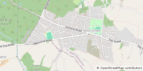 Map of Reading, Berkshire