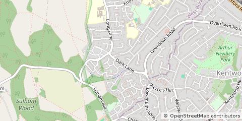 Map of Reading, Berkshire