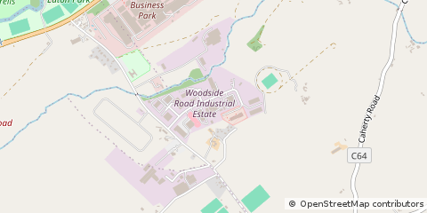 Map of Ballymena, County Antrim