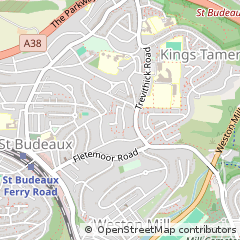 Map of Plymouth, Devon