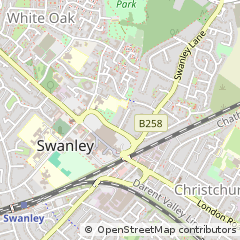 Map of Swanley, Kent