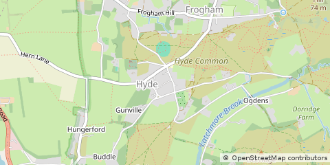 Map of Fordingbridge, Hampshire