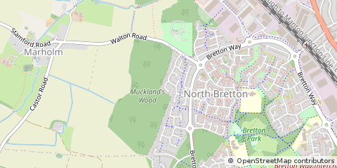 Map of Peterborough