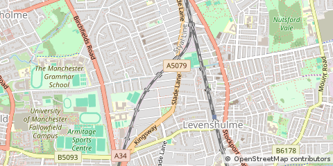 Map of Manchester