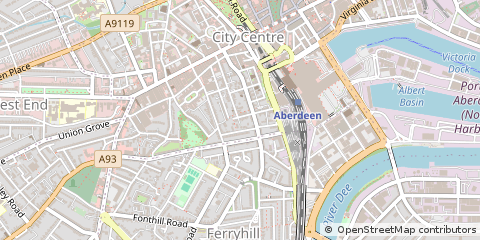 Map of Aberdeen