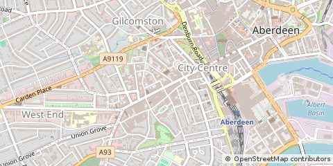 Map of Aberdeen
