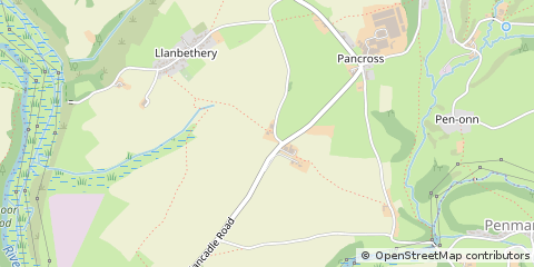 Map of Barry, South Glamorgan