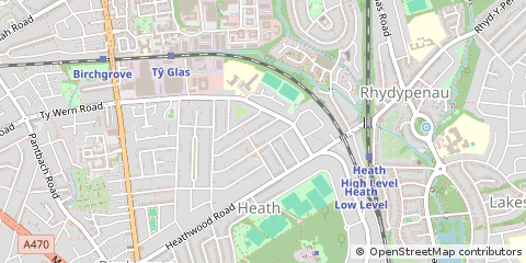 Map of Cardiff