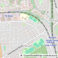 Map of Cardiff